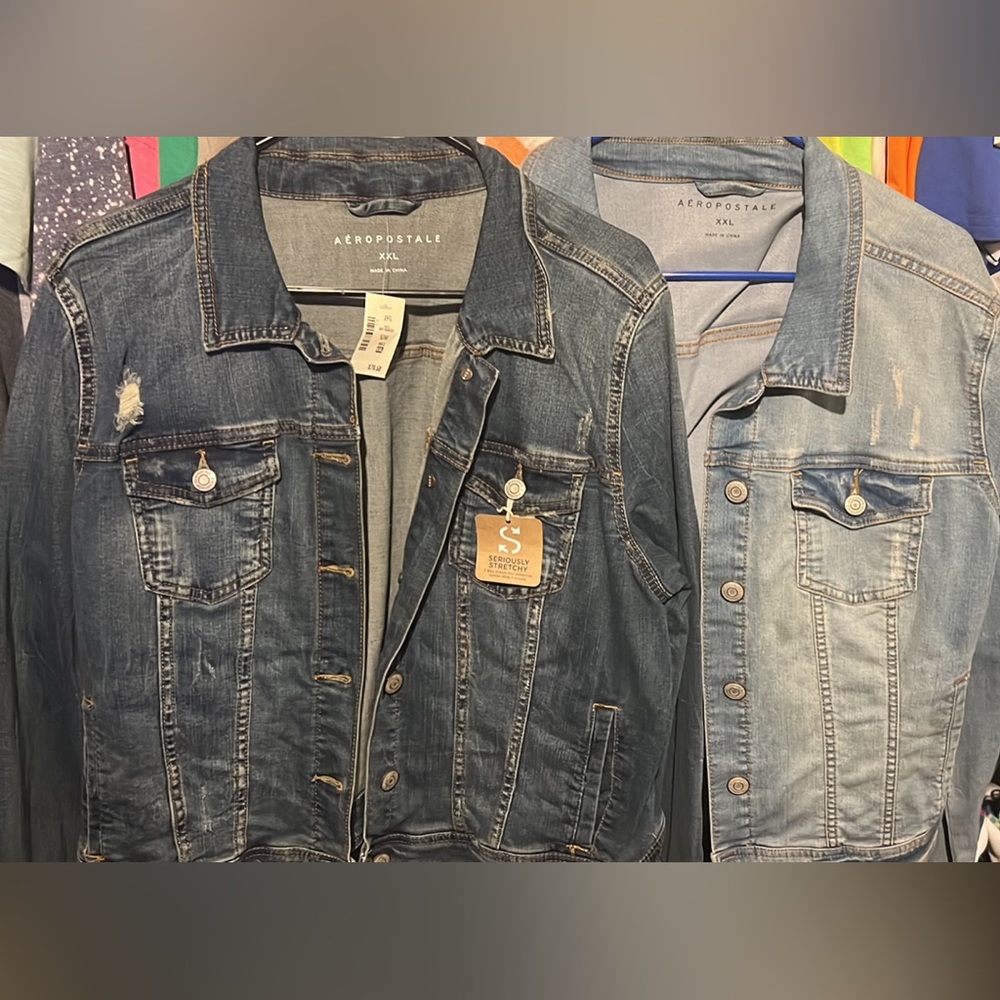 Jean jackets.